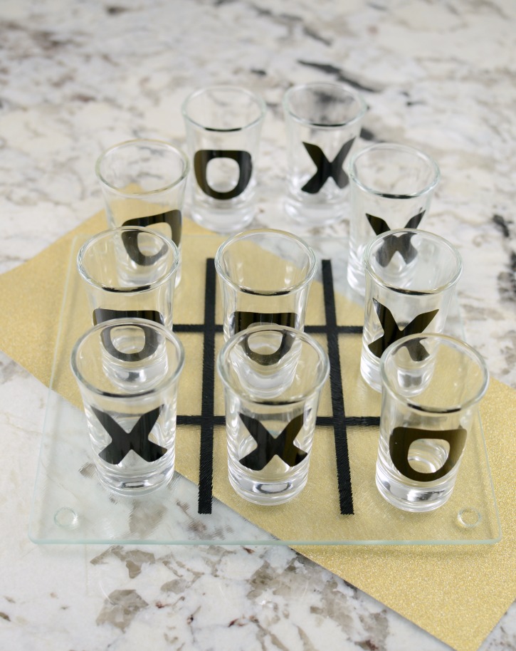 cricut shot glass vinyl