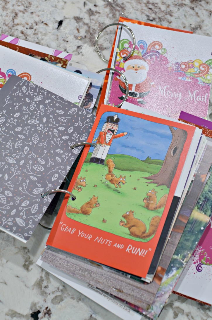 Yearly Christmas Card Storage Booklet