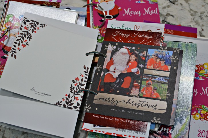 Yearly Christmas Card Storage Booklet