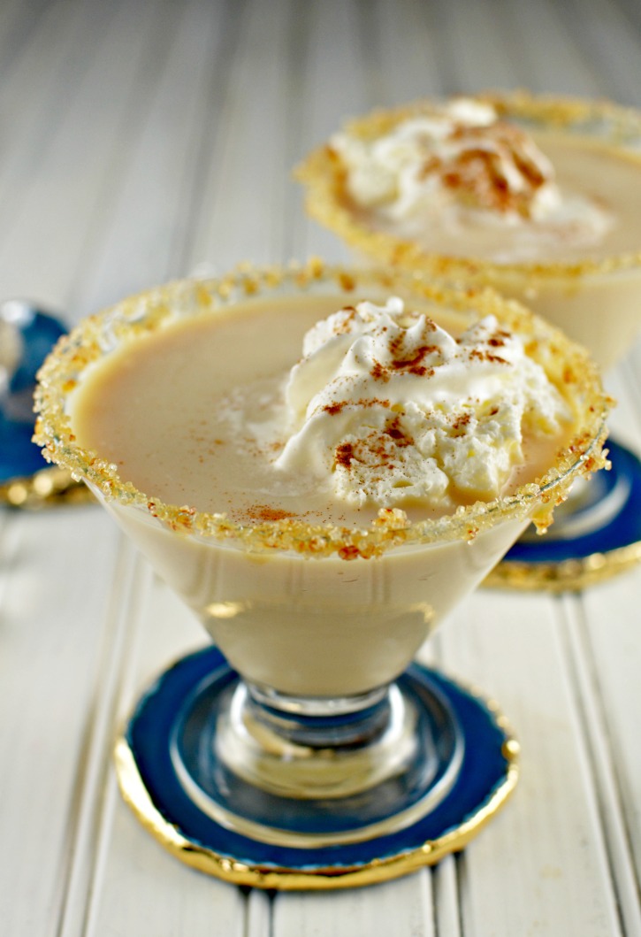 Caramel Creme Brulee Martini