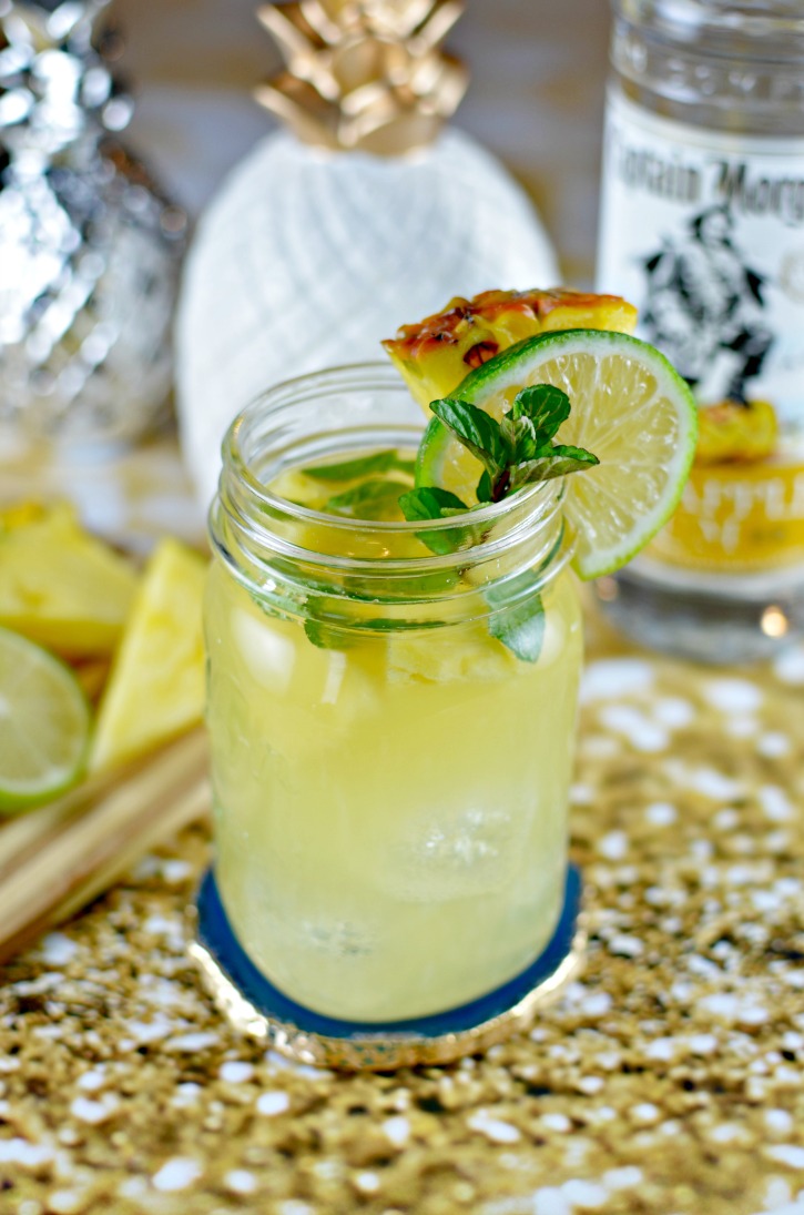 Pineapple Mojito featuring Captain Morgan Pineapple Rum