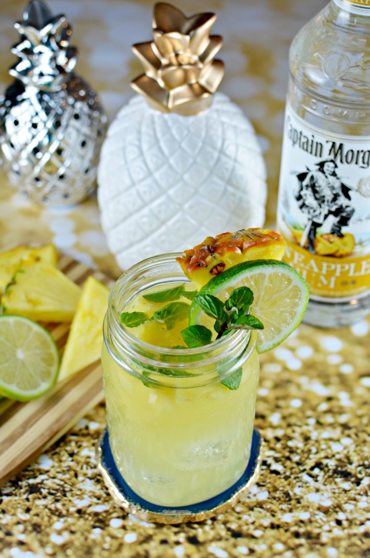 Pineapple Mojito featuring Captain Morgan Pineapple Rum