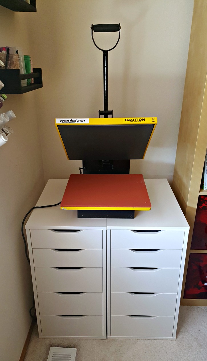 Heat Press Storage Ikea Hack - Simply Darrling