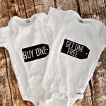 Twin Onesies – Super Fun DIY Baby Gift