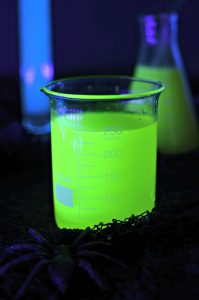 Halloween Cocktails That Glow In The Dark with a Black-light