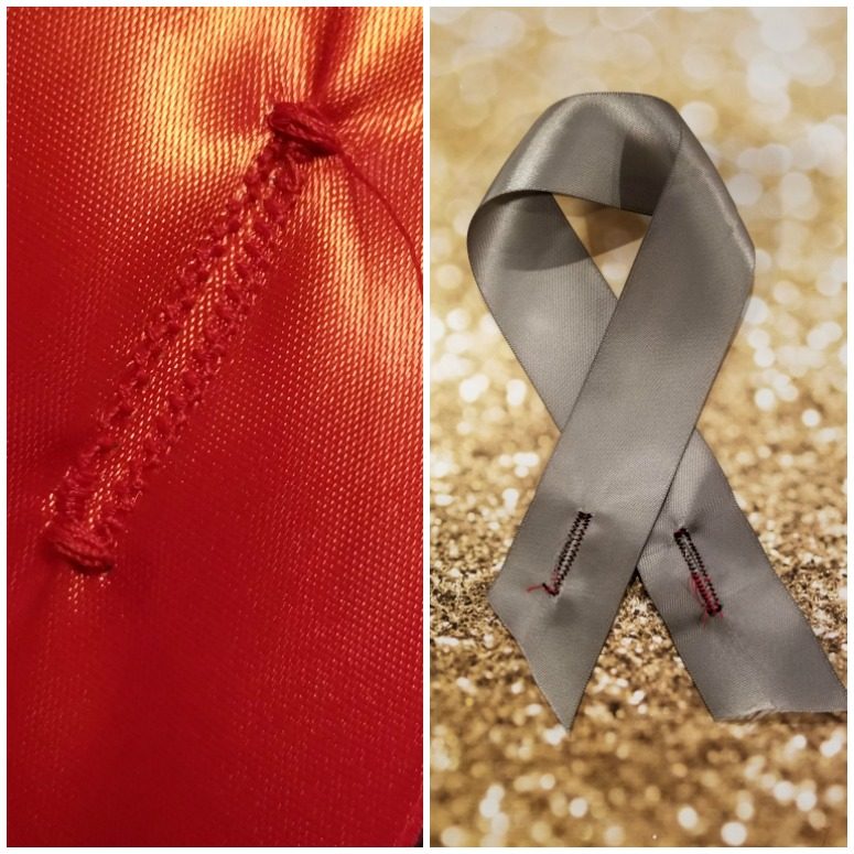 Ribbon with Button Hole