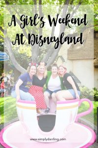 Girl's Weekend At Disneyland - Women In Teacup