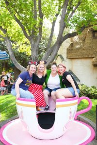 A Girl's Weekend At Disneyland - Alice In Wonderland Teacups