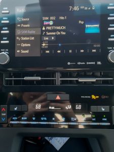 2019 Toyota Avalon XM Radio