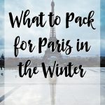 What to Pack for Paris in Winter