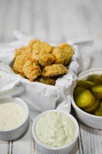 Fried Pickles made in the Air fryer
