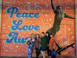 Peace, Love, Austin Mural
