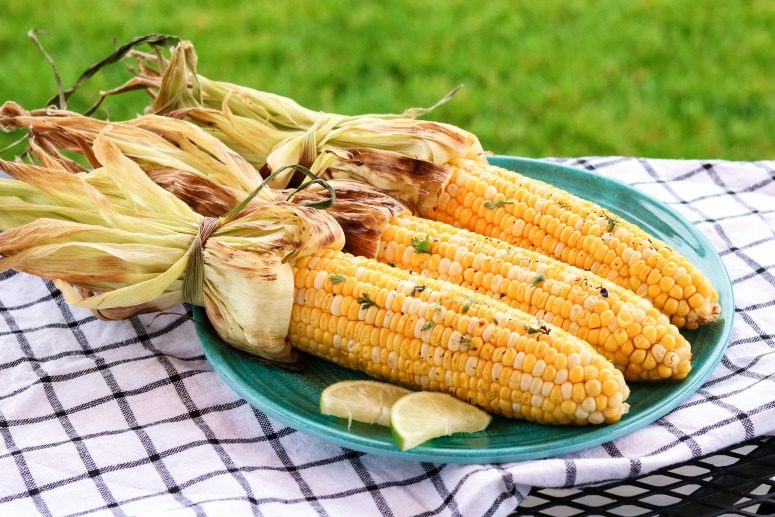 Cilantro Lime Grilled Corn on the Cob
