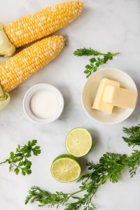 Cilantro Lime Grilled Corn on the Cob