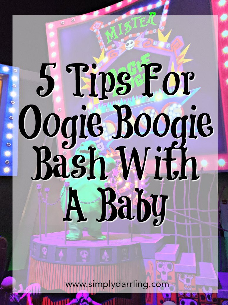 Disneyland Oogie Boogie Bash With A Baby