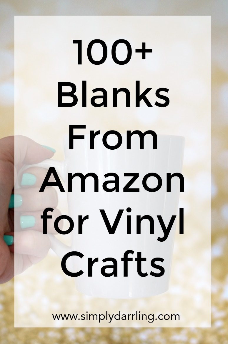 100 blanks from Amazon for vinyl crafting