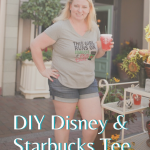 DIY Disney & Starbucks Tee