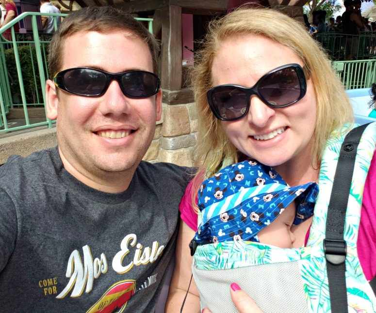 Couple with Baby at Disney