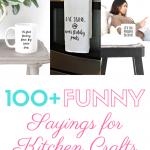 100+ Funny Sayings For Kitchen Crafts