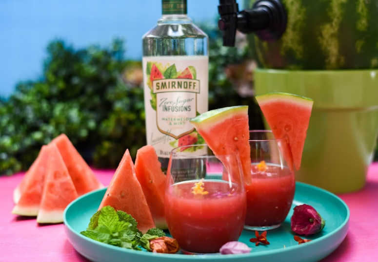Watermelon Slush Cocktail
