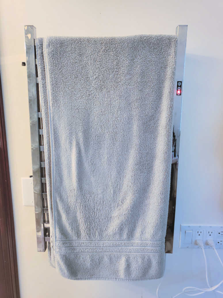 Towel Warmer in Bathroom