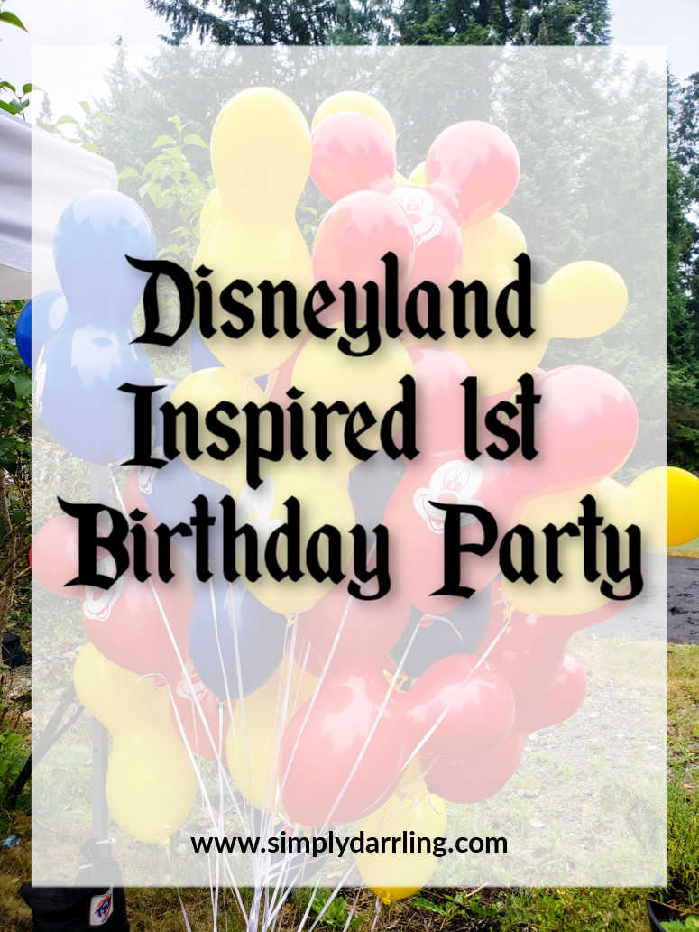 Disneyland Inspired Birthday Part
