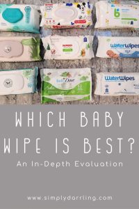 nine packs of baby wipes on the counter