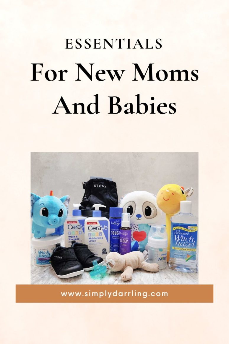 A selection of baby products sitting on the counter